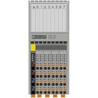 Module 8 sorties analogiques 0-10V, 0-5V, 0-20mA, Axioline F XC-Lire la description