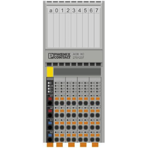 Module 8 sorties analogiques 0-10V, 0-5V, 0-20mA, Axioline F XC-Lire la description