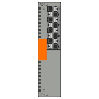 Module 4 sorties analogiques 0-10V, 2 fils, IP20-Lire la description