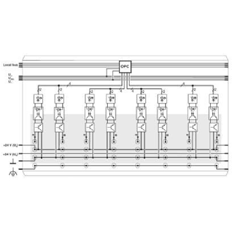 Module 8 sorties TOR 24Vdc 2A, IP20, Inline-Lire la description