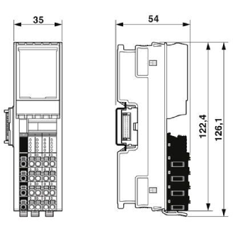 Module 4 sorties analogiques 0-10V, ±10V, 0-5V, ±5V, 0-20mA, 4-20mA-Lire la description