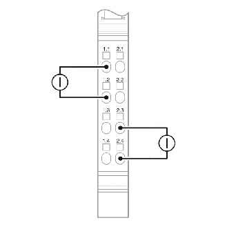 Module 4 sorties analogiques, 4-20 mA, 2 fils, IP20-Lire la description