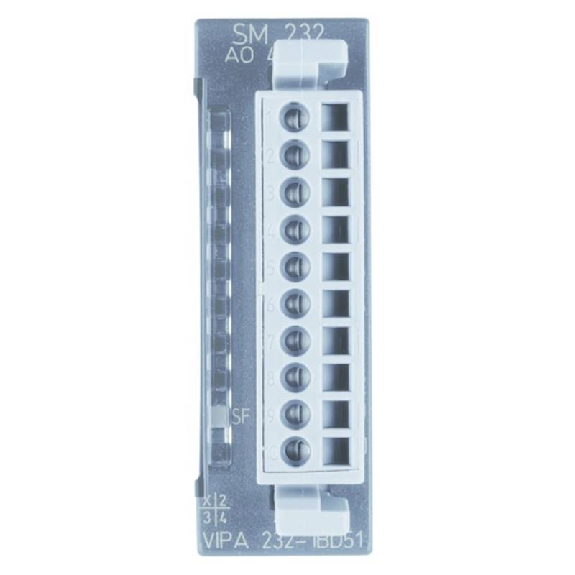 Module 4 sorties analogiques, Configurable, Tension / Courant Module 4 sorties analogiques, Configurable, Tension / Courant-Lire la description