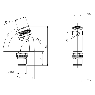 Convertisseur de signal, IO-Link/Analogique (0…10 V), IP67-Lire la description
