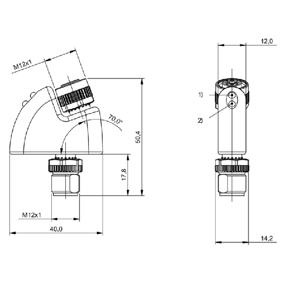 Convertisseur de signal, IO-Link/Analogique (0…10 V), IP67-Lire la description