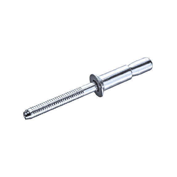 Rivets haute résistance GO-LOCK tête plate clou cannelé  ST/ST - Tête fraisée - 4,8x13 mm 250 Pièces-Leggi tutto