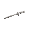 Rivets éclatés en acier inoxydable A2 - Tête plate 4,8x16 mm