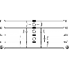 Filtre réseau 3PH+N 3x500VAC 72A; 1 étage