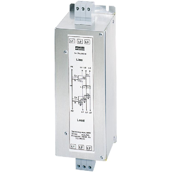 Filtro di rete 3PH 600VAC 180A con connessione a vite e protezione touch-Leggi tutto