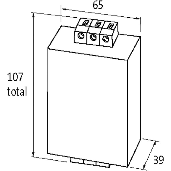 Filtre réseau 1PH 250VAC/300VDC 10A; 1 étage; appli universelles-Lire la description