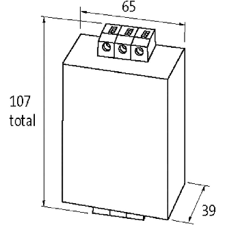 Filtre réseau 1PH 250VAC/300VDC 10A; 1 étage; appli universelles-Lire la description