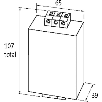 Filtre réseau 1PH 250VAC/300VDC 20A; 1 étage; appli universelles-Lire la description