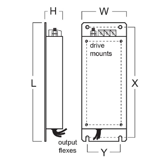 Filtre de ligne pour servodrive Sigma-5 750 W-Lire la description