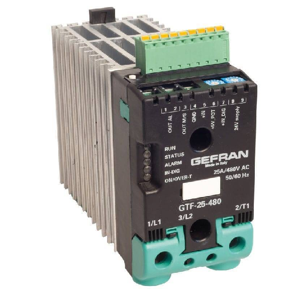 Contrôleur de puissance 120A-480VAC Cde 0-10V, HB, Modbus-Lire la description