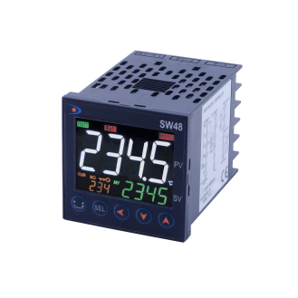 Régulateur PID 48x48 mm avec entrée universelle et sortie relais-Lire la description