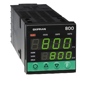 Régulateur 48x48 S: 1xLog 2xRelais 1xAna RS232/485 ANA E: Ana. 20-27V-Lire la description