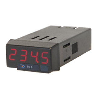 Ind. entrée process 24x48; 4 digits 10mm; 21-53Vac/10-70Vdc-Lire la description