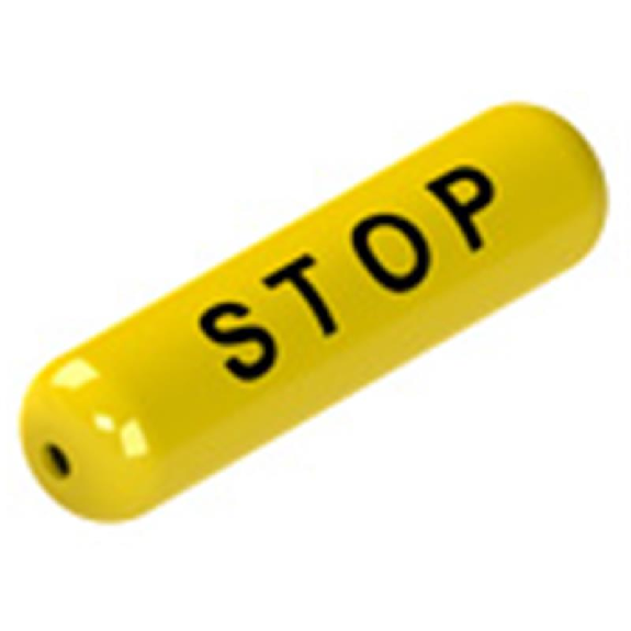 Indicateur de fonction - texte "STOP"-Lire la description