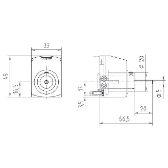 Indicateur de position Type 120, 1mm, croissant, vertical-Lire la description