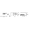 Indicateur 48x96mm Jauge de contrainte 3dgt1/2, 85-250Vac