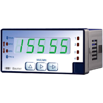 Indicateur de grandeurs électriques avec affichage LED 48x96 mm-Lire la description