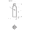 Ind.M18,AC/DC-NC,1/2"-20UNF,Sch-LD