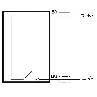 Ind.M8,2 wires AC/DC-NO,Cable,Nsch-LD-Lire la description