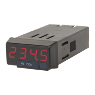 Ind. de mesure élect. 24x48; 4 digits 10mm; 21-53VAC/10-70VDC-Lire la description