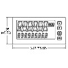 Indicateur de process deux lignes 50-250Vac/21,6-250Vdc