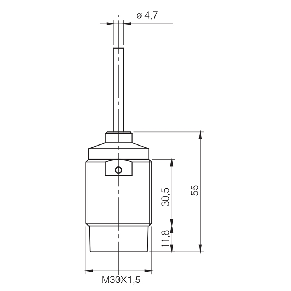 Ind.M30,2 wires AC/DC-NC,Cable,Nsch-LD-Lire la description