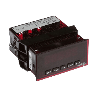Ind.de process 48x96, 85-250Vac, 5 dgt LED rouge 14mm-Lire la description