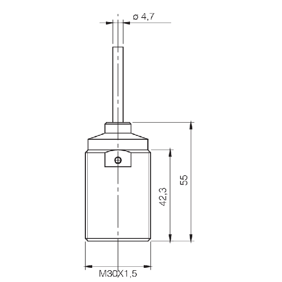 Ind.M30,2 wires AC/DC-NO,Cable,Sch-LD-Lire la description
