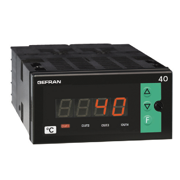 Ind. T° 48x96; 4dgt; E: Univers; S: 2x Relais; 100-240VAC/Vdc Ind. T° 48x96; 4dgt; E: Univers; S: 2x Relais; 100-240VAC/Vdc-Lire la description