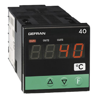 Indicateur de température 48x48 mm 4 digits Entrée universelle Sortie 3x Relais 100-240Vac/dc-Lire la description