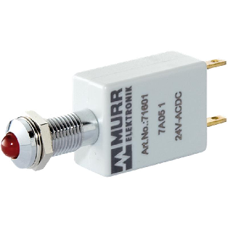 LED-indicateur rouge 24V AC/DC - 15 mA - K5 - IP40-Lire la description