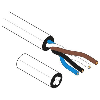 Pince à dénuder (câbles SAC), avec isolation PUR et PVC, Ø 4,4 - 7mm