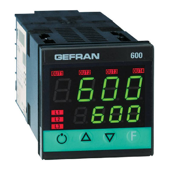 Régulateur de température 48x48mm avec sorties relais et RS485-Lire la description