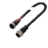 7/8" Fem Droit 5p/7/8" Mâle Droit 5p Câble PUR 5x1,5 Cpc 0,6m