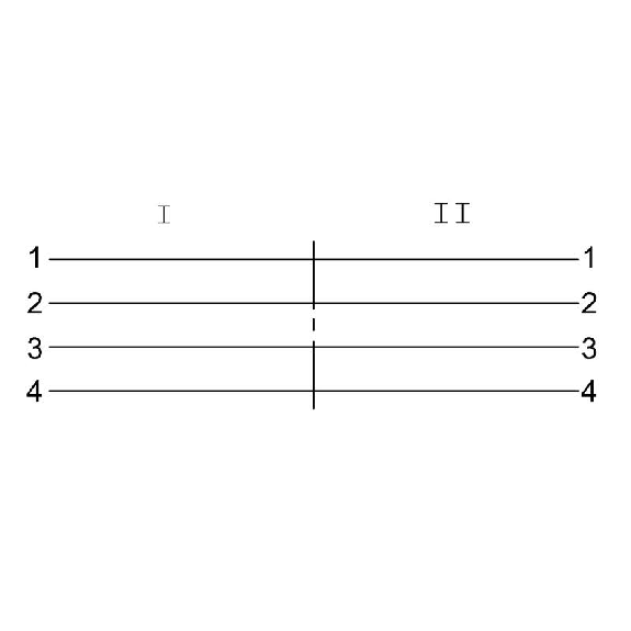 7/8" Fem Droit 4p/7/8" Mâle Coudé Câble PUR 4x1,5 Noir 15m-Lire la description
