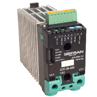 Contrôleur de puissance 25A-480VAC Cde 0-10V, HB, Modbus-Lire la description