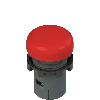 Indicateur lumineux monolithique 230Vac Rouge
