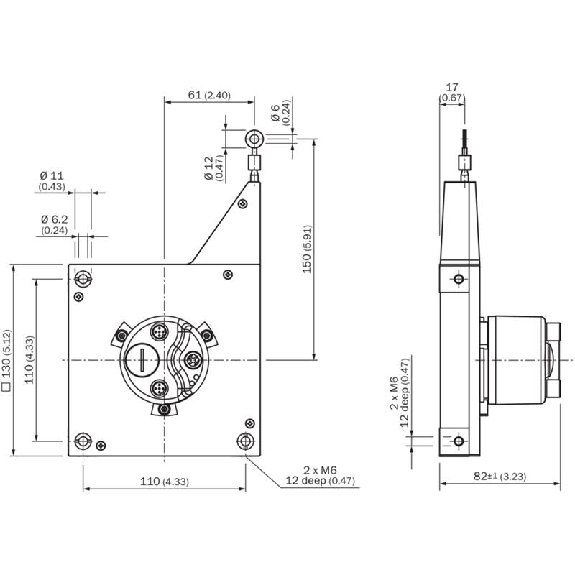 Codeur à câble absolu EcoLine 0..5m, PROFIBUS, 3xM12 5P Codeur à câble absolu EcoLine 0..5m, PROFIBUS, 3xM12 5P-Lire la description