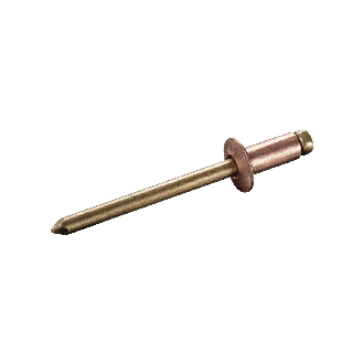 Blindniete STANDARD  CU/BR - Flachkopf - 3,0x8 mm - 1000 Stück-Beschreibung lesen