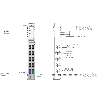 4 entrées analogiques différentielles, 0~20/4~20/-20~20mA, 12bits