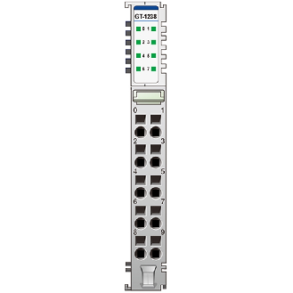 8 entrées numériques, 24VDC, sink/source, cage clamp, 10pt-Lire la description