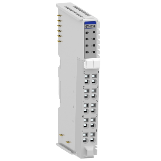 8 entrées numériques, 24VDC, sink/source, cage clamp, 10pt-Lire la description