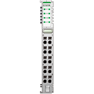 8 entrées analogiques, 0~20/4~20mA, 12 bits, cage clamp, 10pt-Lire la description