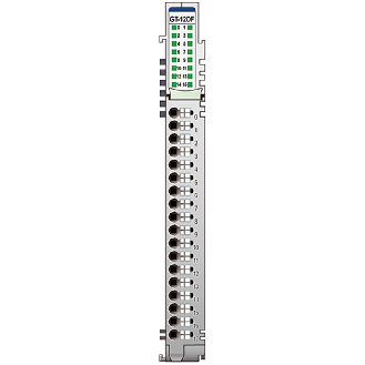 16 entrées numériques, 24VDC, sink/source, cage clamp, 18pt-Lire la description