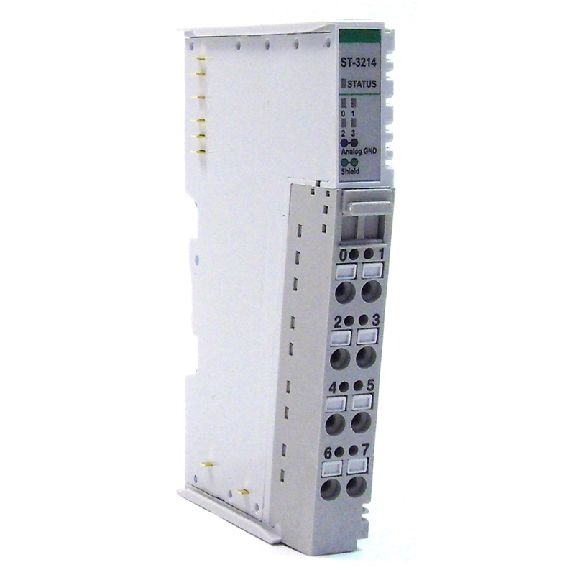 4 entrées ANA, 4-20 mA, 12 bits, 4 ms conv. time (all), cage clamp-Lire la description