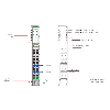 4 entrées analogiques, 0~20/4~20mA, 12 bits, cage clamp, 10pt